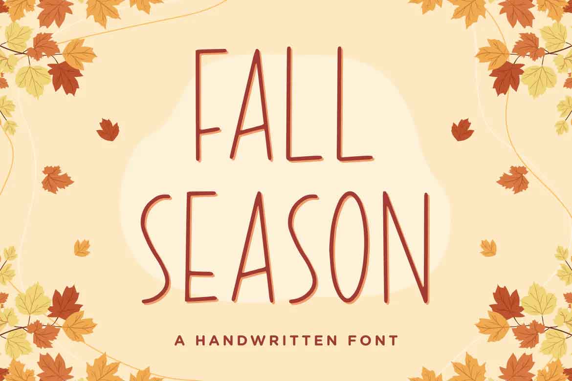 Fall Season Handwritten Font