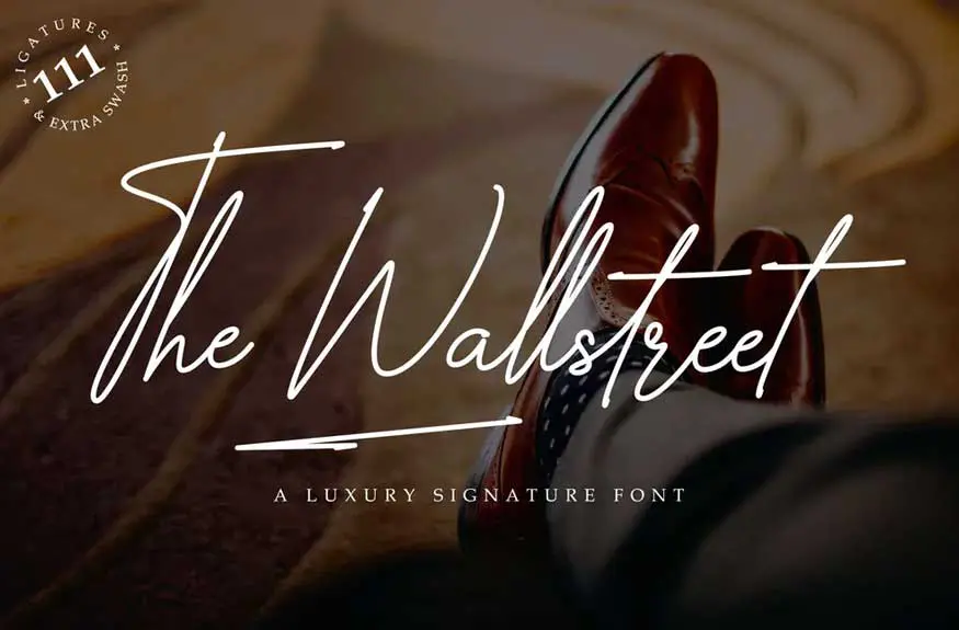 The Wallstreet Font
