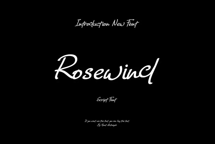 Rosewind Font