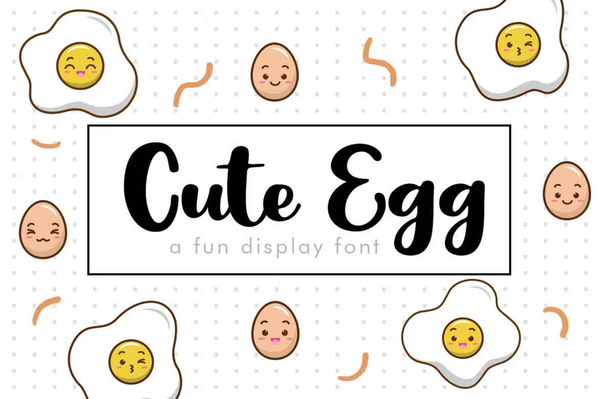 Cute Egg Font