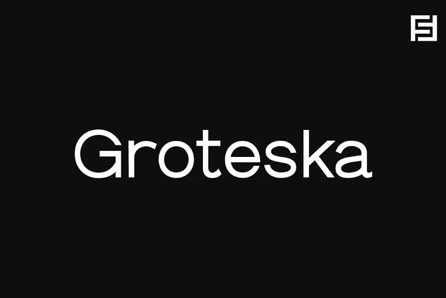 GROTESKA - Minimal & Modern Typeface