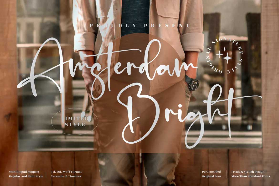 Amsterdam Bright Font