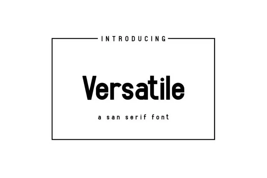 Versatile Font