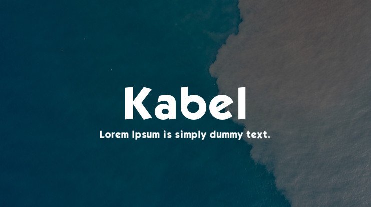 Kabel Font