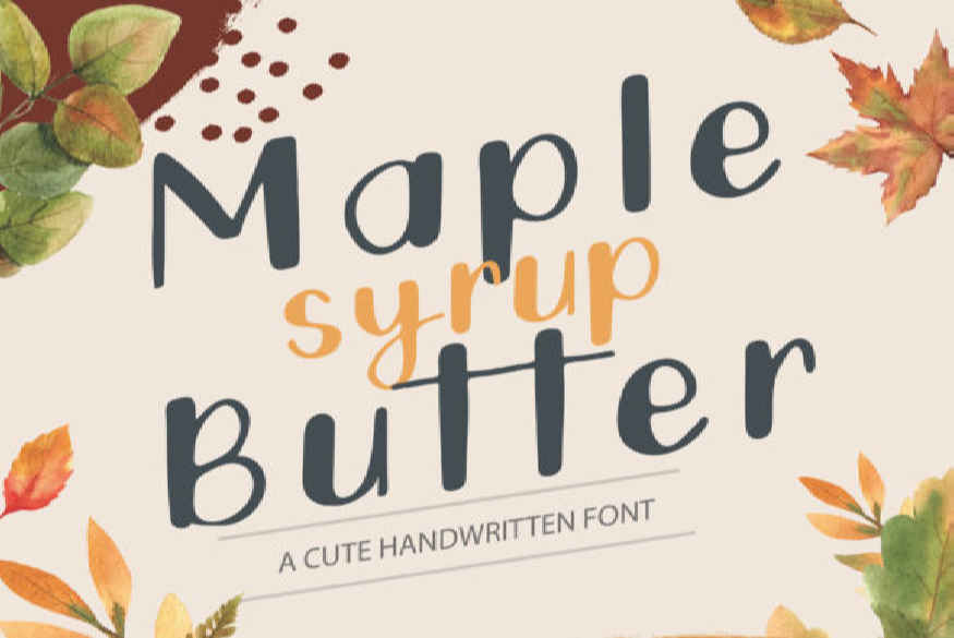 Maple Butter Font