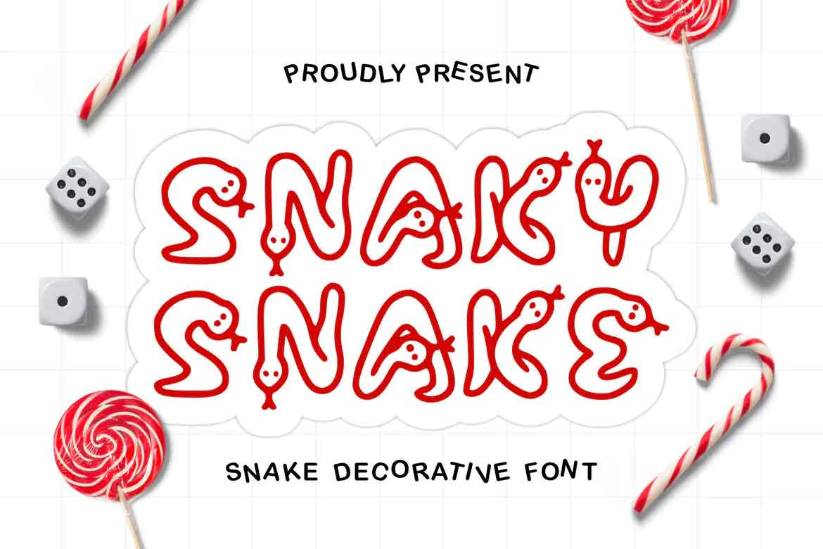 Snaky Snake Font