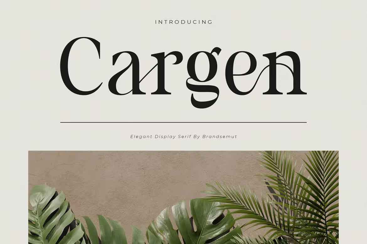 Cargen Font