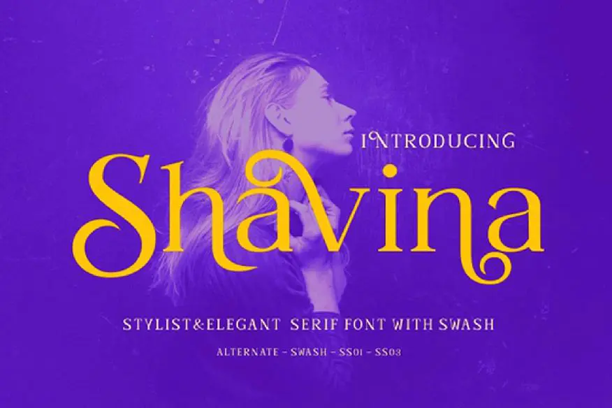 Shavina Serif Font