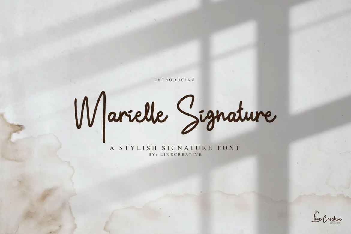 Marielle Signature Font