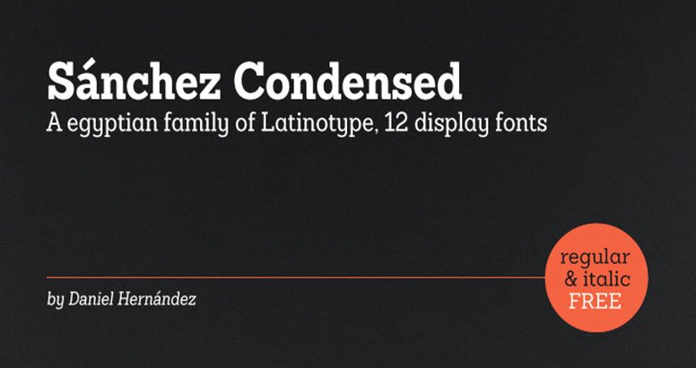 Sanchez Condensed
