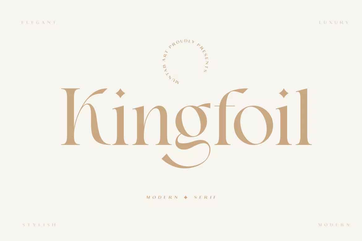 Kingfoil Font