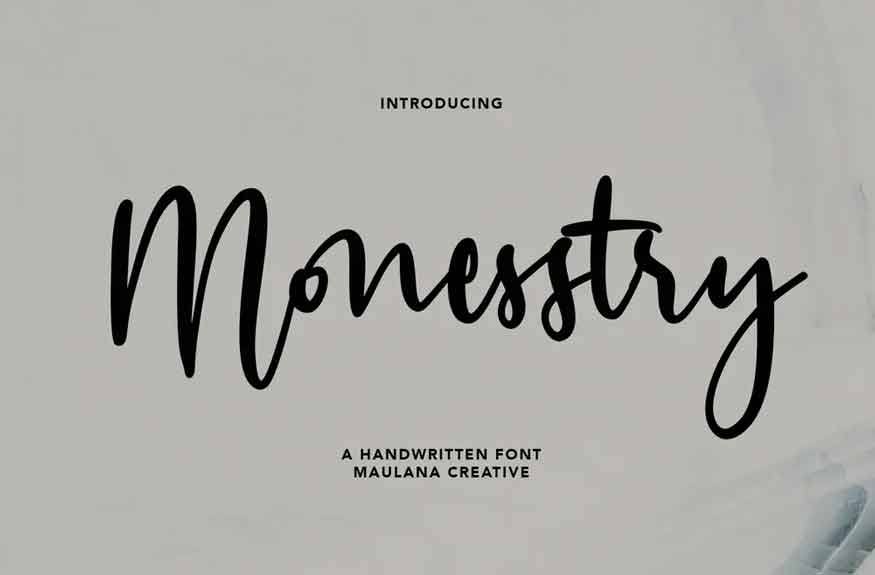 Monesstry Font