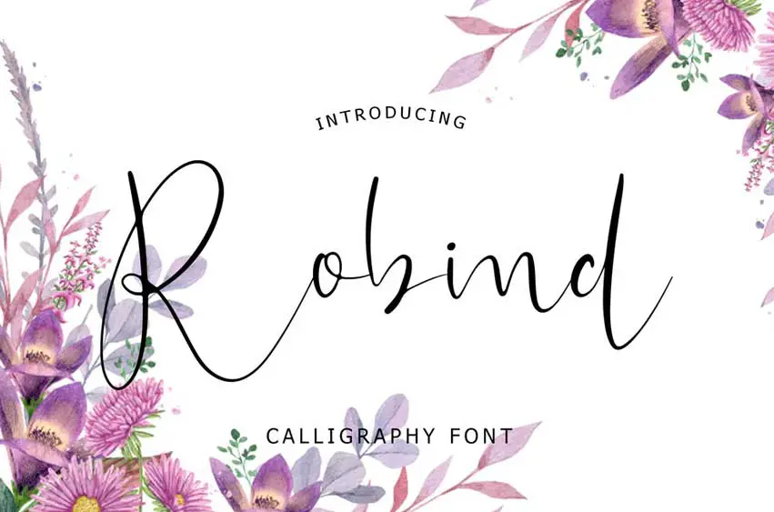 Robind Calligraphy Font