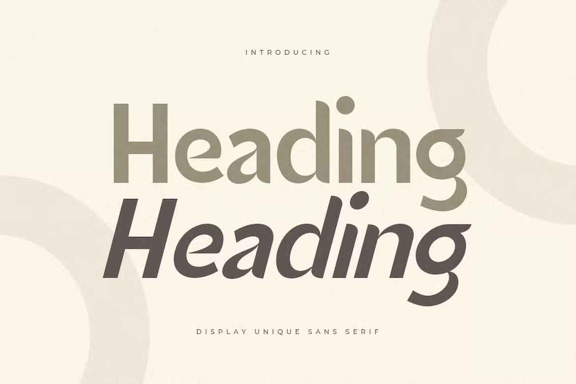 Heading Font