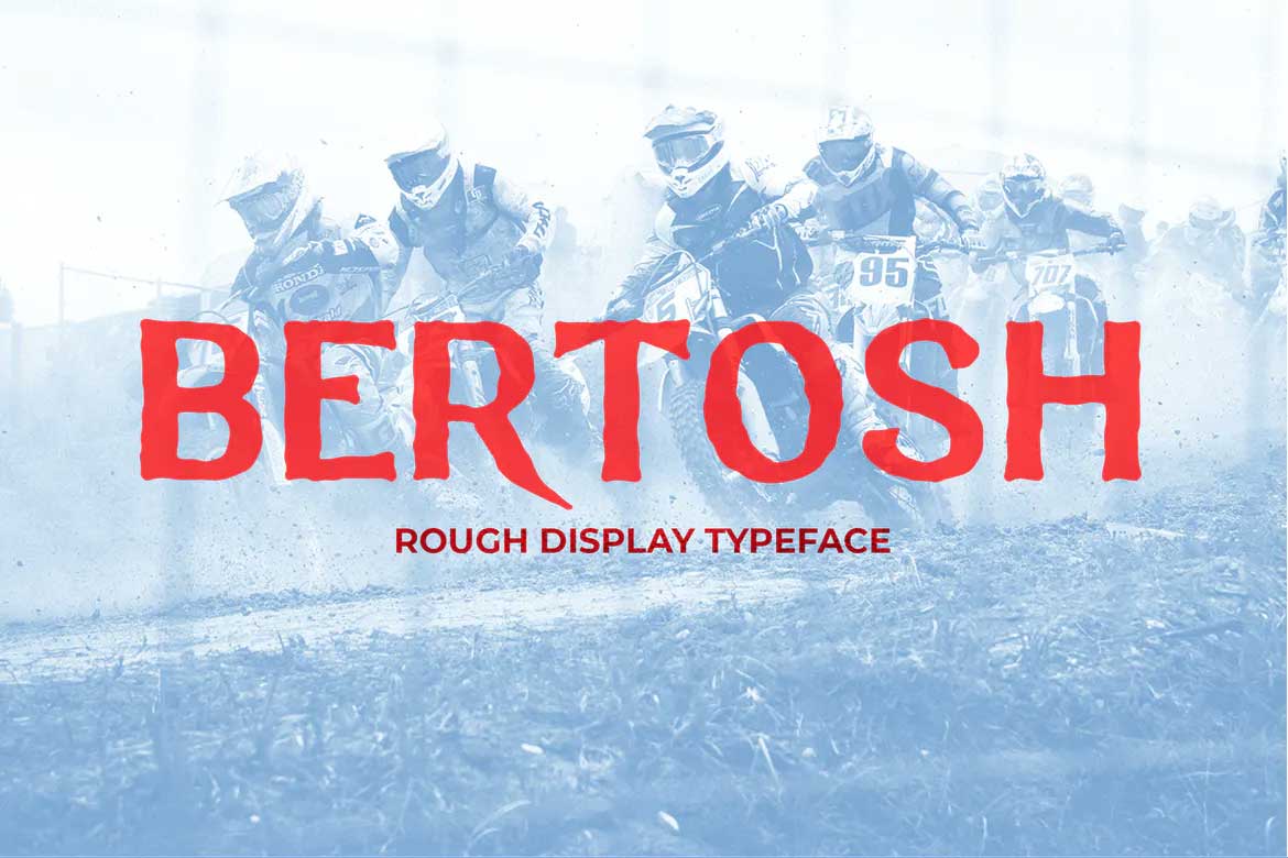 Bertosh Rough Font