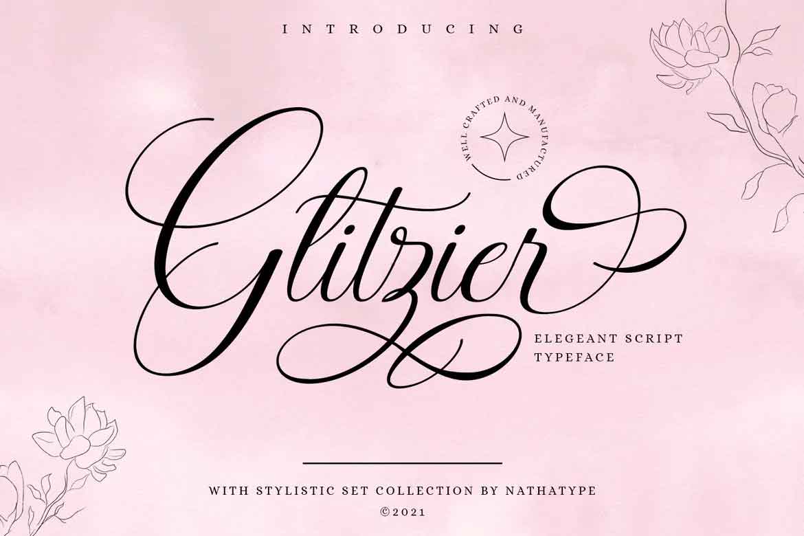 Glitzier Font