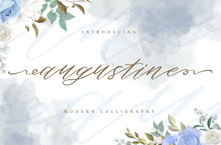 Augustine | Modern Calligraphy Font