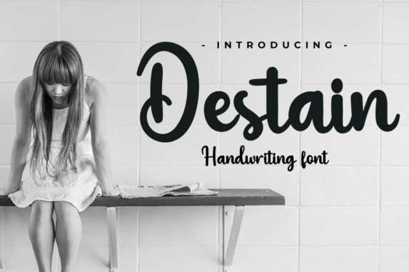 Destain Font