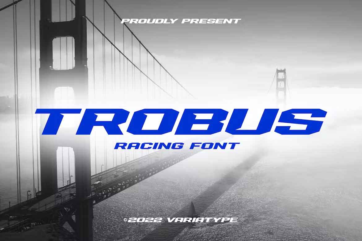 Trobus Racing Font