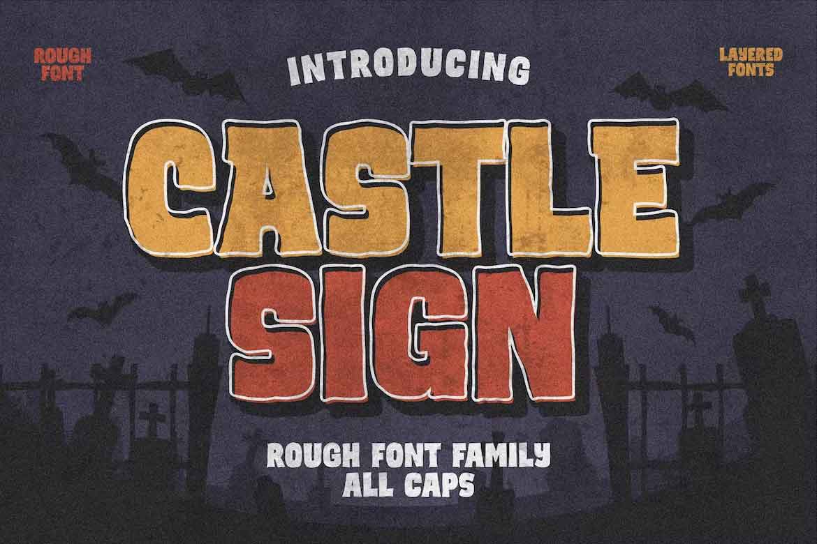 Castlesign Rough Font