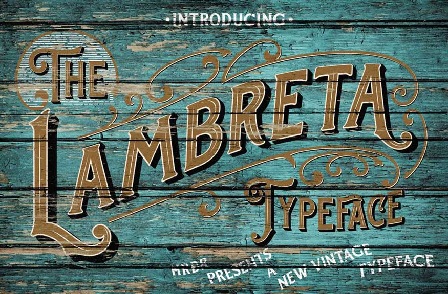 The Lambreta Font