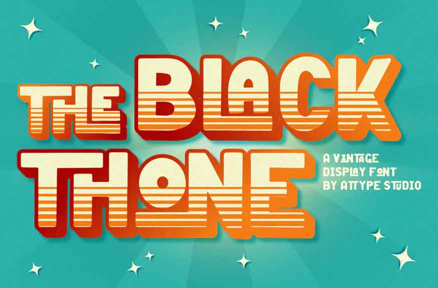 Black Thone Font