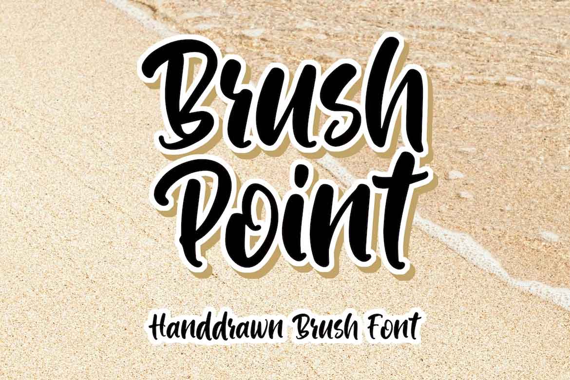 Brush Point Font