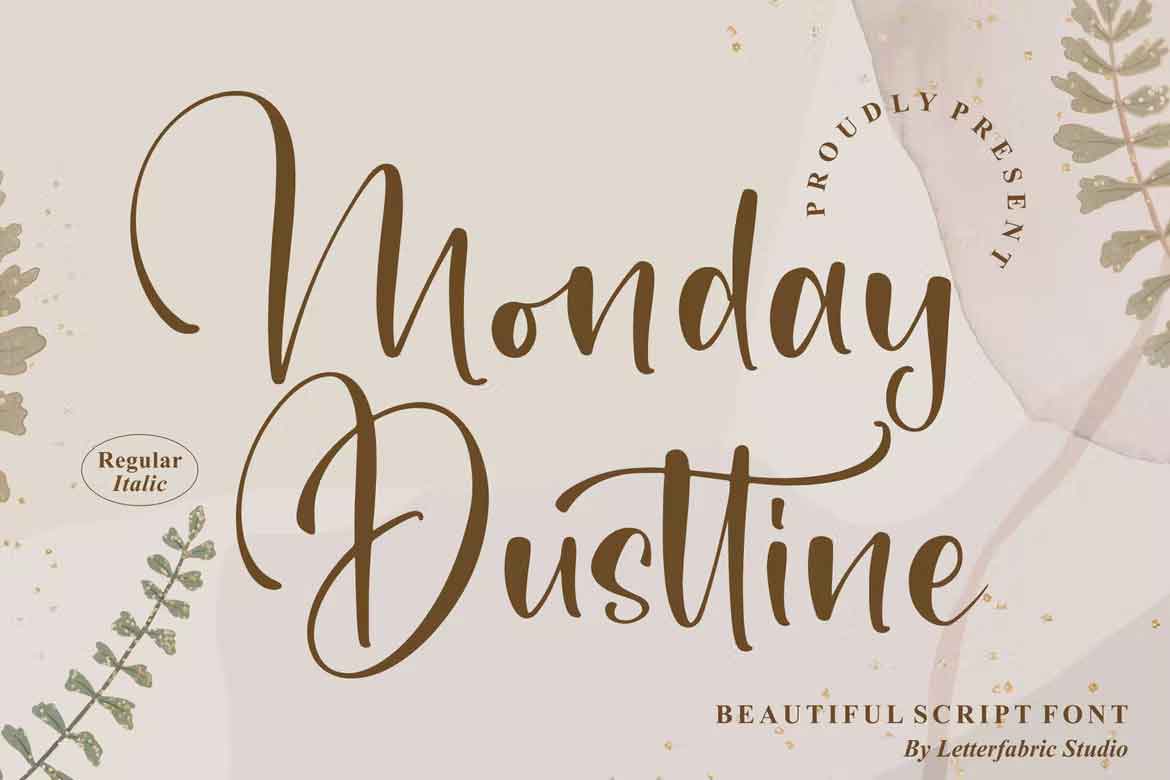 Monday Dusttine Font