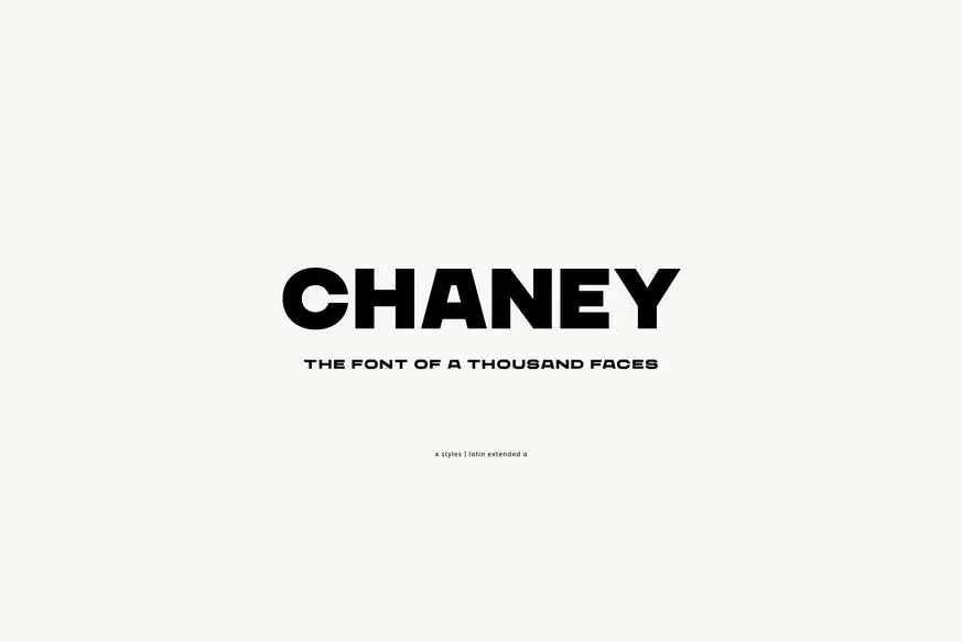 Chaney Font Family