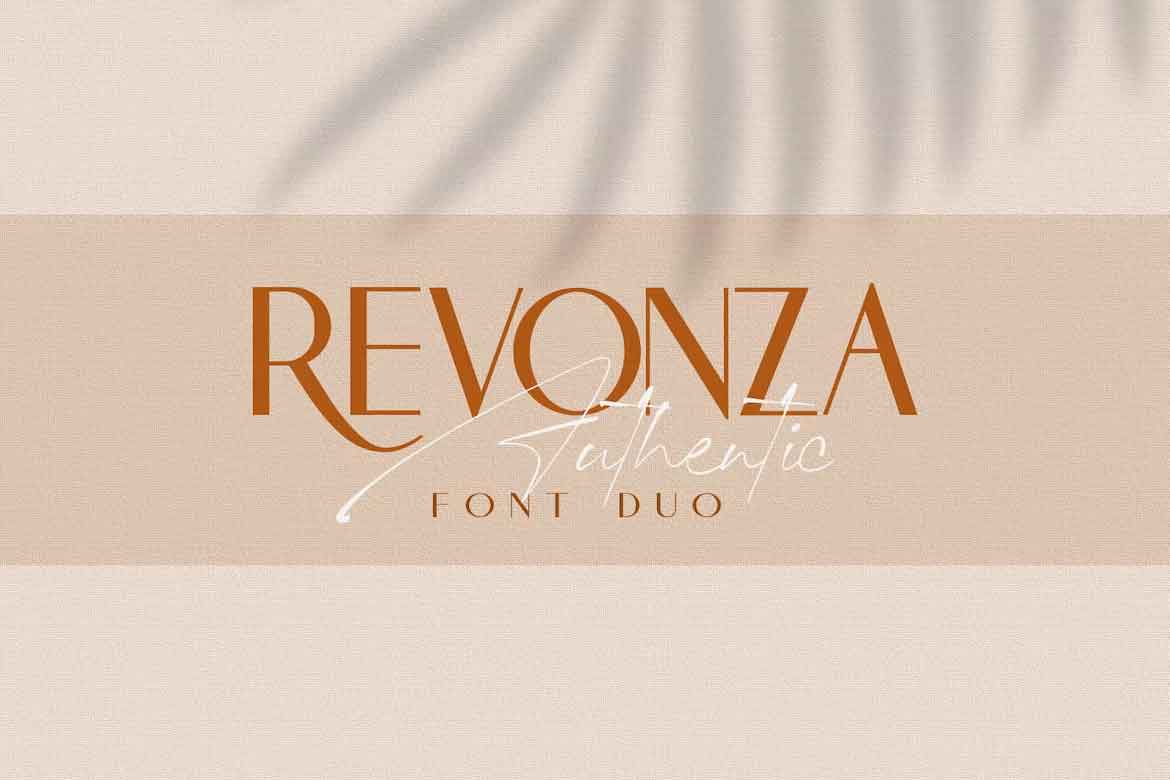 Revonza Authentic Font Duo