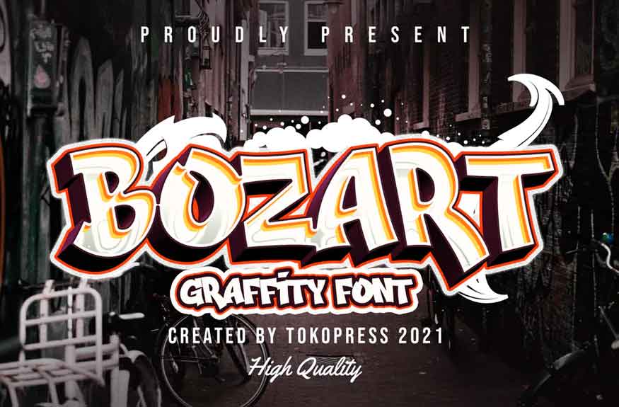 BOZART Font