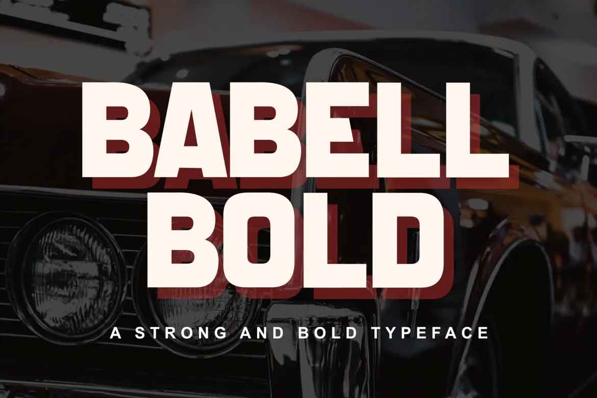 Babell Bold Font