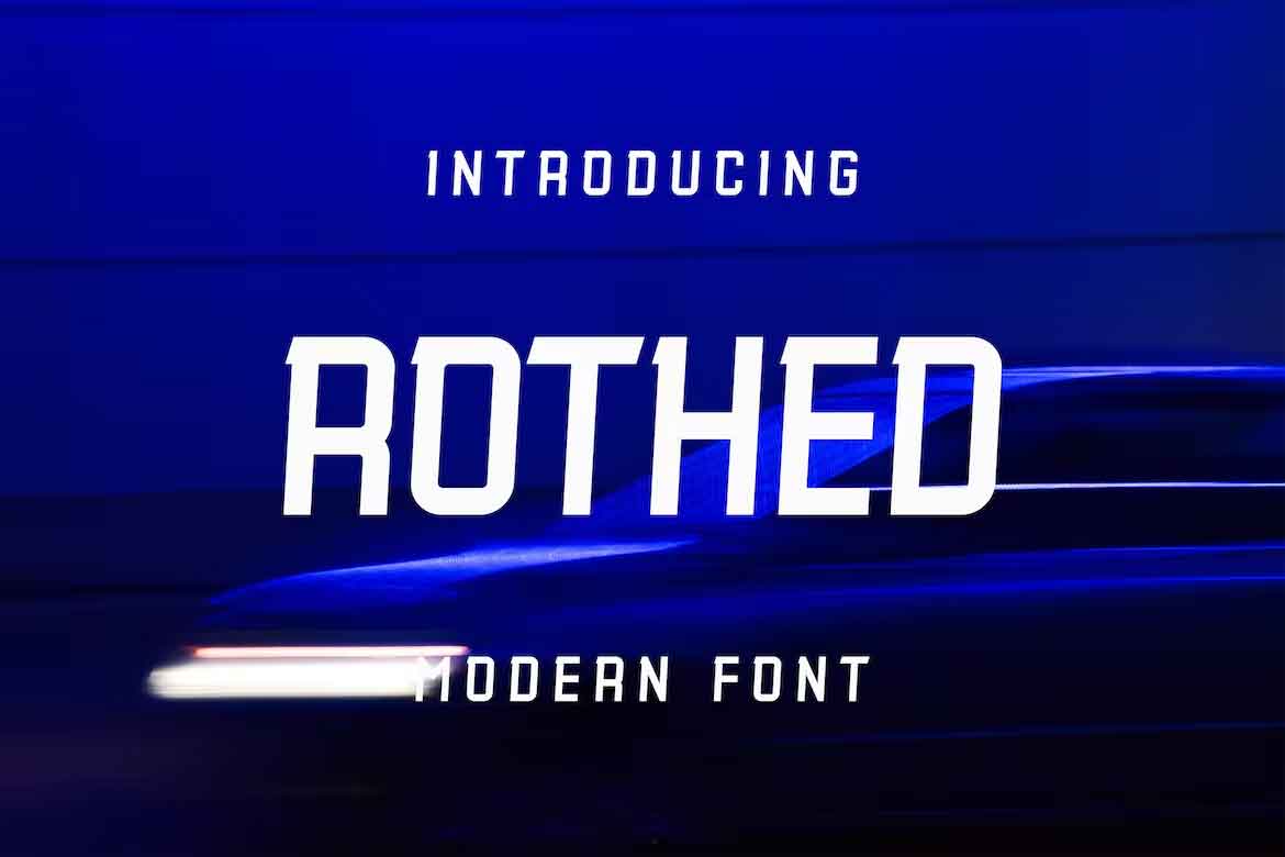 Rothed Font