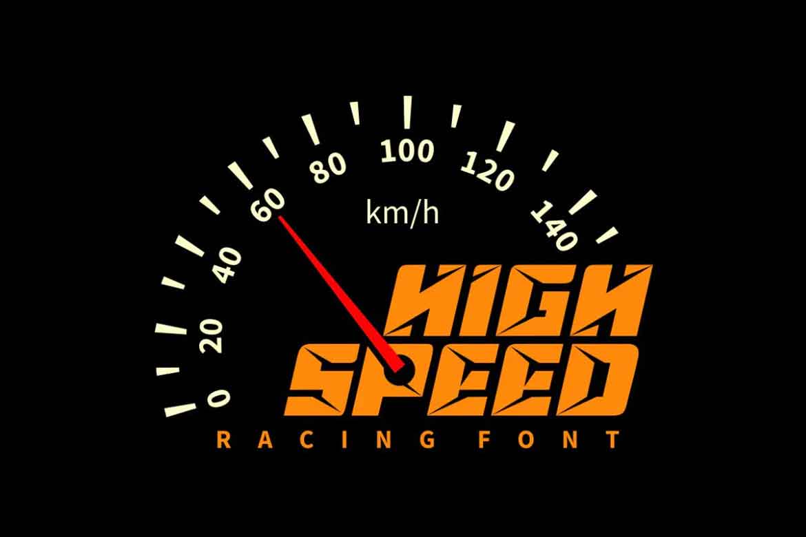 High Speed Font