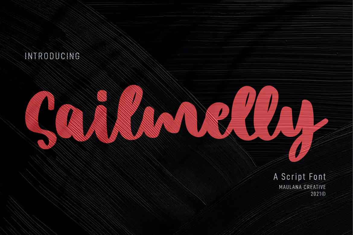 Sailmelly Script Font