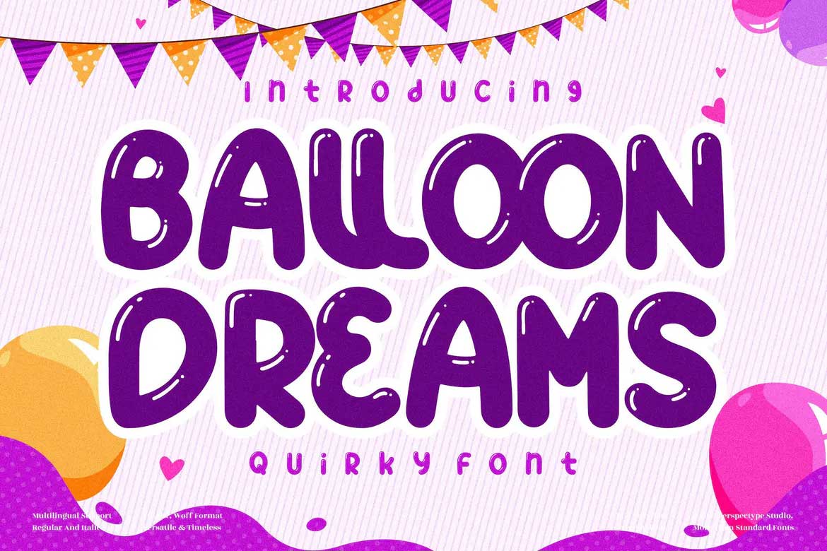 Balloon Dream Font