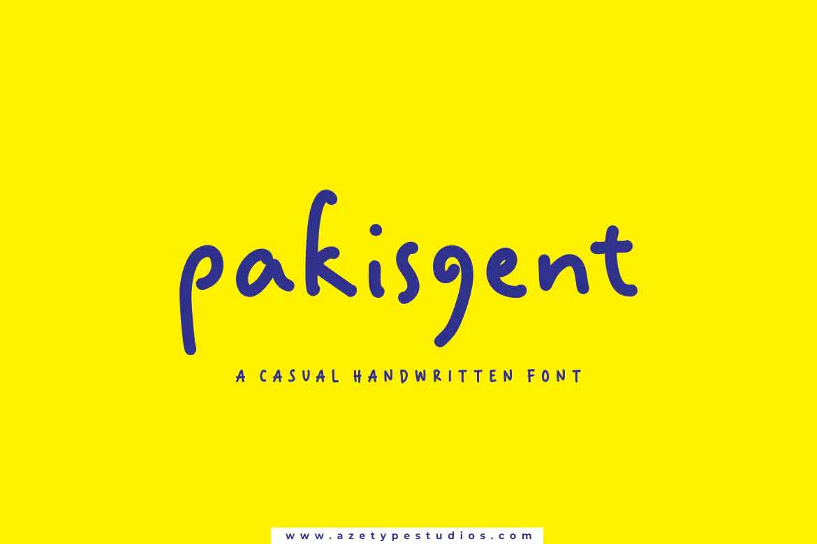Pakisgent Font