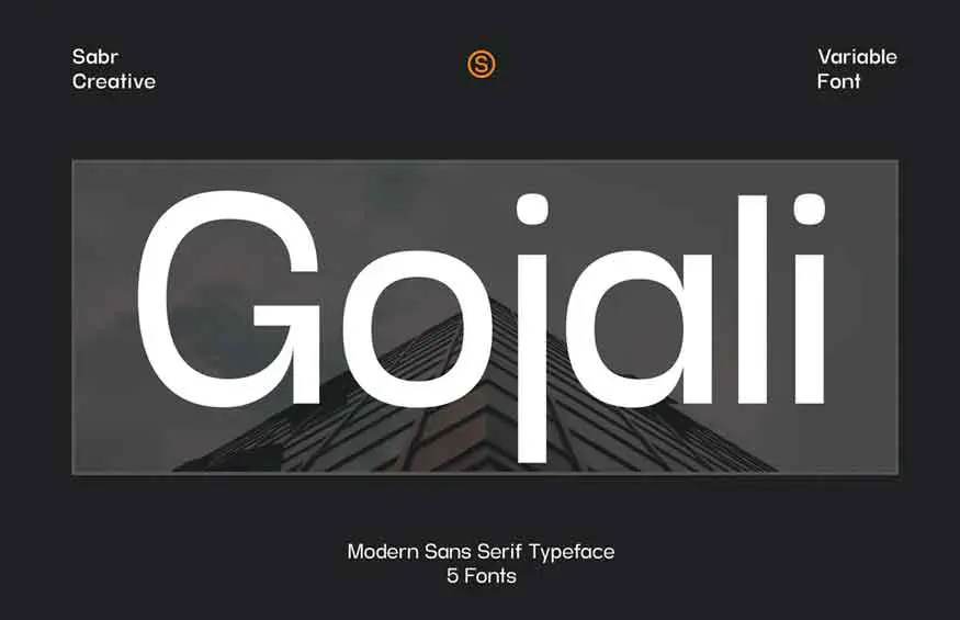 Gojali Font