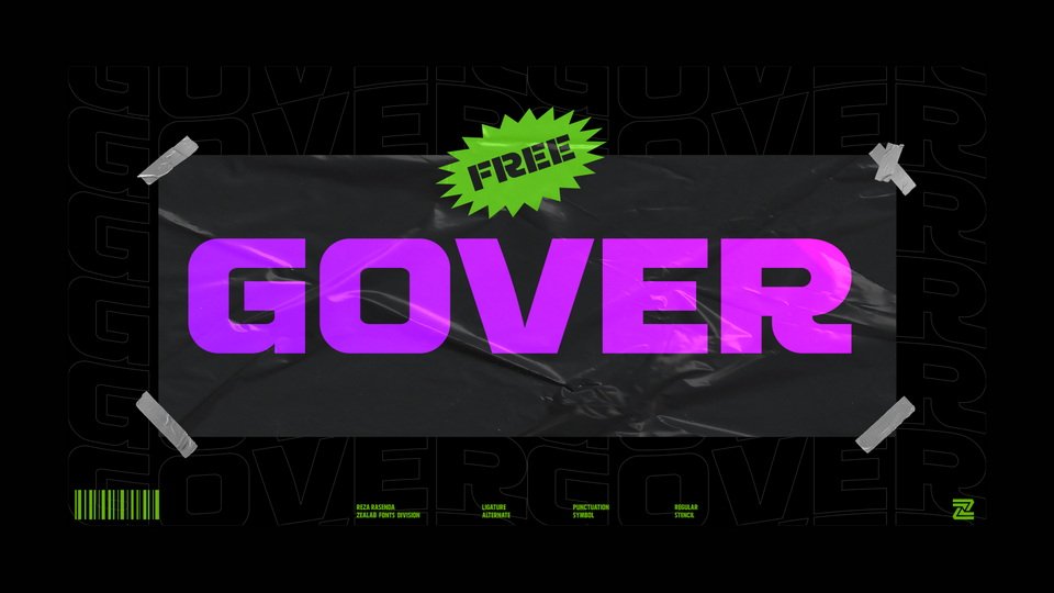 Gover - Sans Serif Display Font