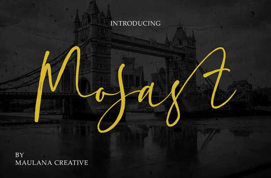 Mosast Modern Handwritten Font