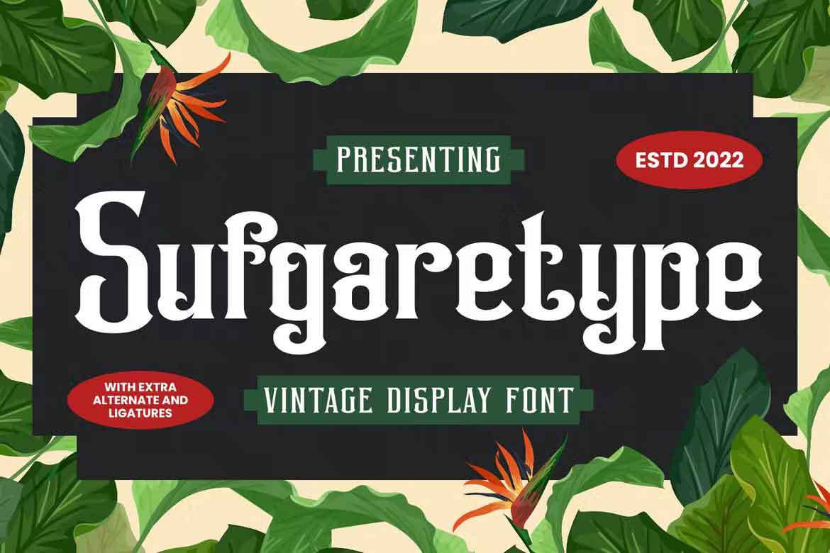 Sufgaretype Font