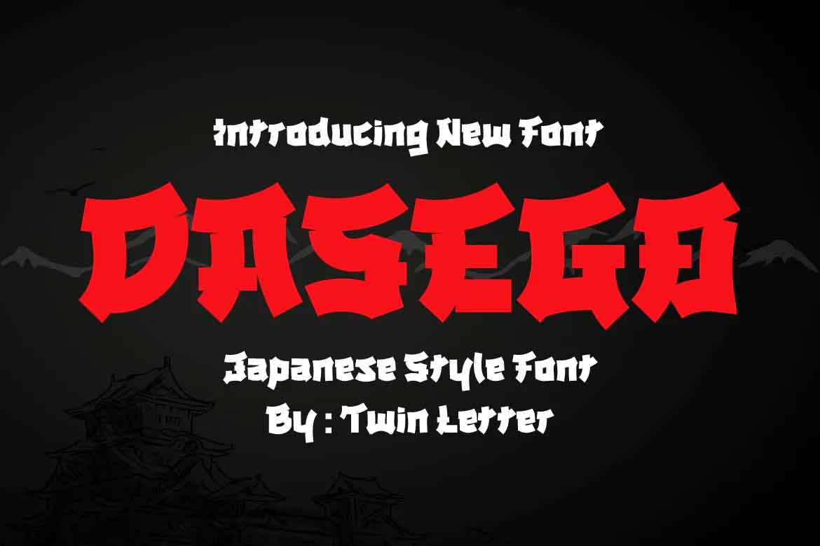 Dasego Japanese Font