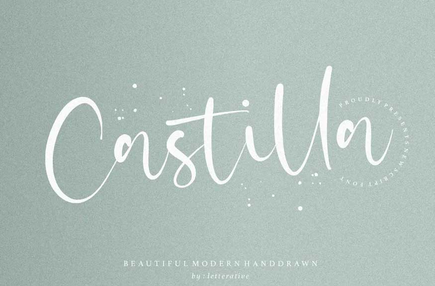 Castilla Script Font