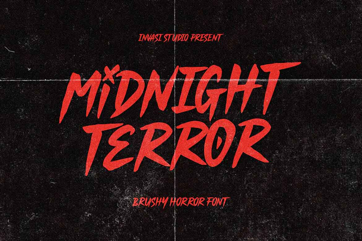 Midnight Terror Horror Font