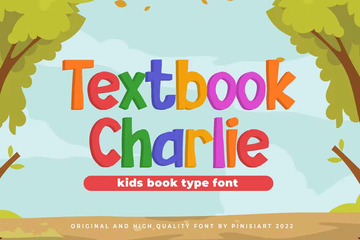 Textbook Charlie - Kids Font