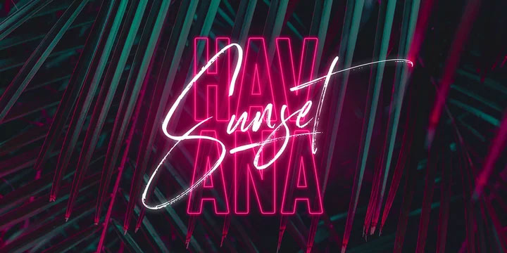 Havana Sunset Font