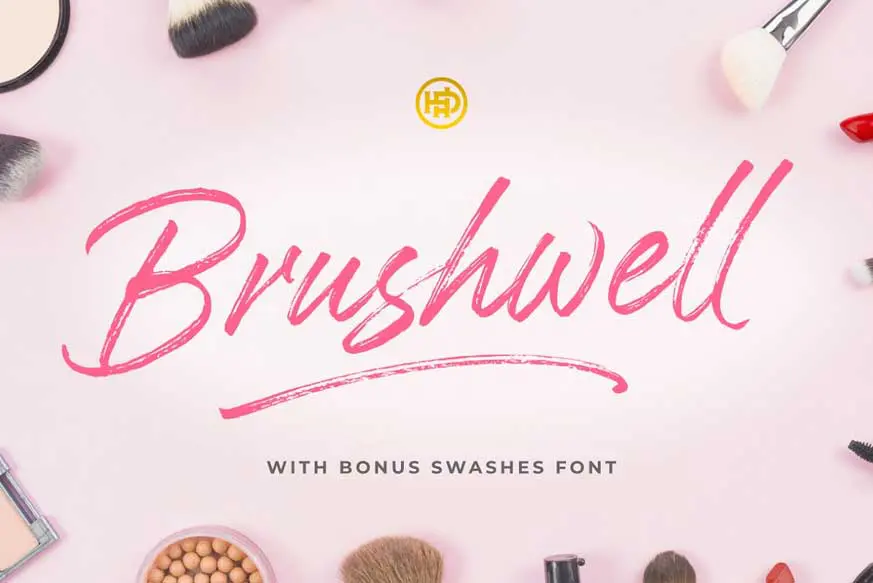 Brushwell - Dry Brush Font