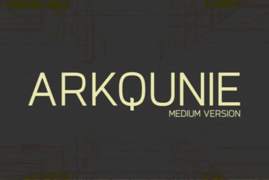 Arkqunie Font Family