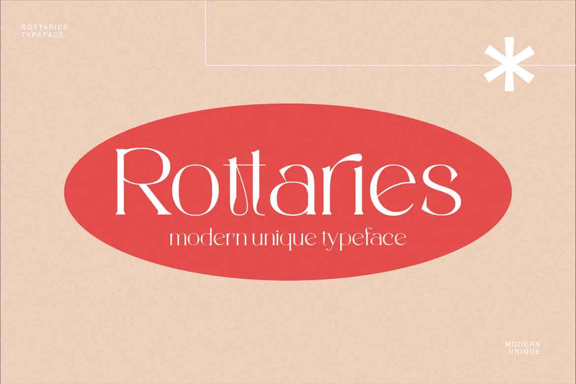 Rottaries Font
