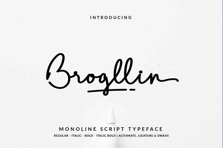 Brogllin Font